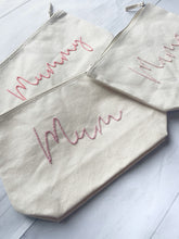 Load image into Gallery viewer, Personalised Accessory Bag - Mum Edition