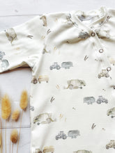 Load image into Gallery viewer, Farm Vehicle Sleepsuit