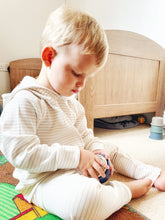 Load image into Gallery viewer, Striped Rib Knit Leggings - Beige