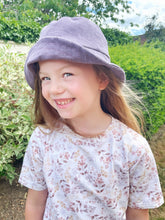Load image into Gallery viewer, Linen Bucket Hat - Purple