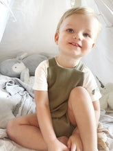 Load image into Gallery viewer, Baby Romper - Olive